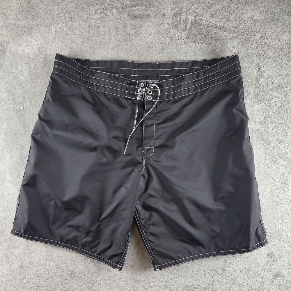 Birdwell Beach Britches 511 Stretch Black Boardshorts Swim Trunks Mens 42